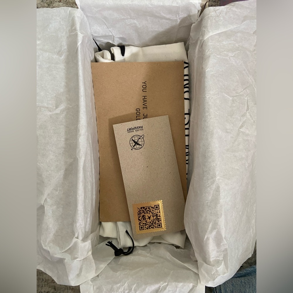 Golden Goose Authentication Box